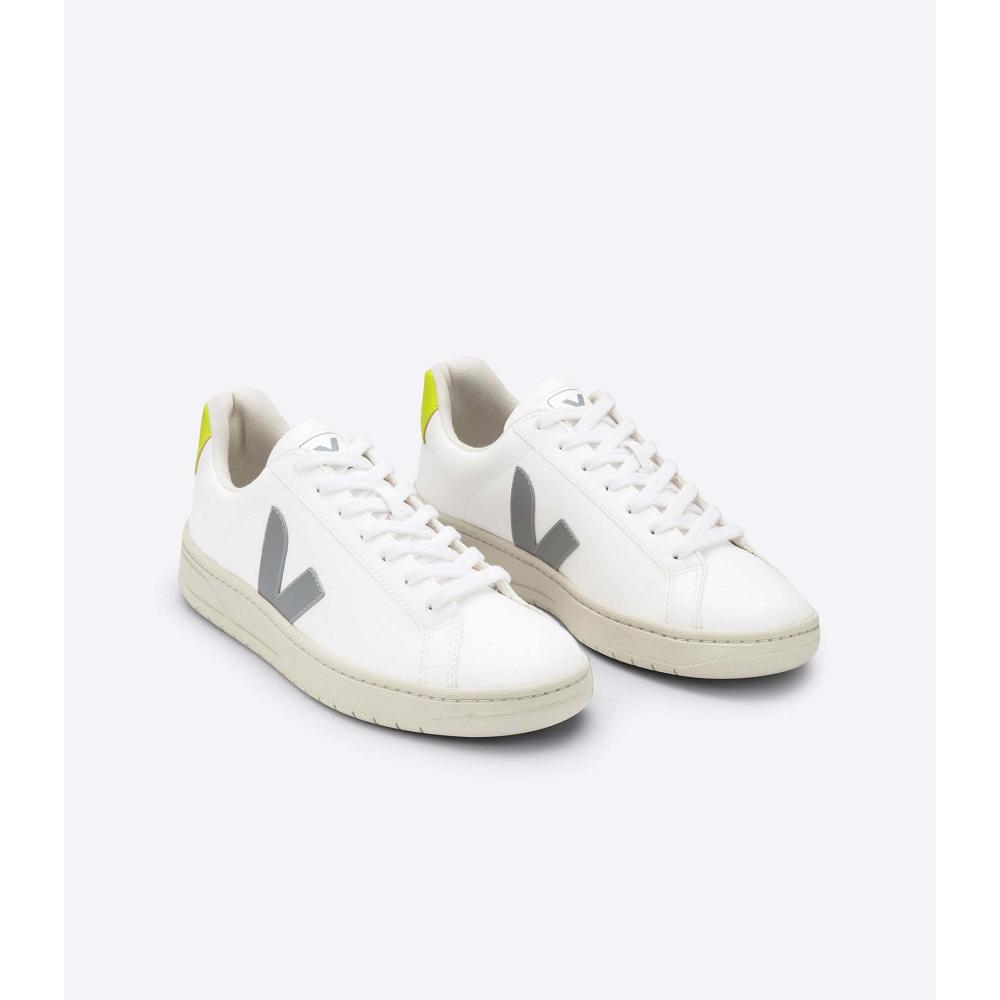 Men's Veja URCA CWL Sneakers White/Grey/Green | ZA 317ILH